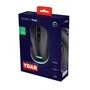 Trust Ratón Gaming GXT 922 YBAR, Óptico 7200 DPI, RGB, 6 Botones Programables, para Diestros, Cable USB 2.1m, Negro, PC Windows 10/11