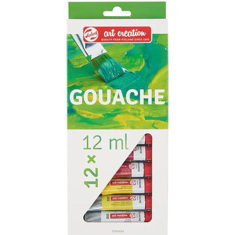 Talens Set De Colores Témpera Gouache Tubo 12 mL Estuche 12 Unidades Talens Set De Colores Témpera Gouache Tubo 12 mL Estuche 12 Unidades