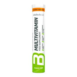 BIOTECHUSA Multivitamin Tabletas Efervescentes Naranja 20 Comp