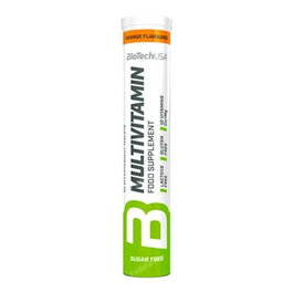 BIOTECHUSA Multivitamin Effervescent Tablets Naranja 20 Comp