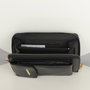 Zoozie Bags 1104 Bolso Teléfono Billetera con Soporte para Tarjetas de Cuero para Mujer, Negro