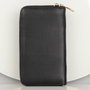 Zoozie Bags 1104 Bolso Teléfono Billetera con Soporte para Tarjetas de Cuero para Mujer, Negro