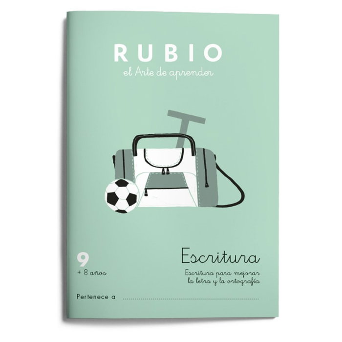 RUBIO Cuaderno A5 Escritura Nº 9 (+8 años)