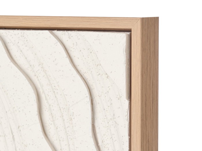 Giftdecor Cuadro Lienzo Marco Natural Raya Surtidos 35 x 35 cm (Set de 8) Giftdecor Cuadro Lienzo Marco Natural Raya Surtidos 35 x 35 cm (Set de 8)