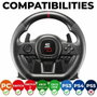 Subsonic SUPERDRIVE SV650 Volante de carreras con pedales, levas y vibraciones