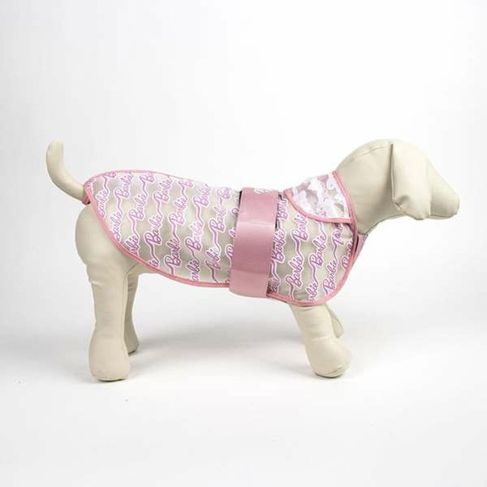 Chubasquero para Perro Barbie Rosa XS S