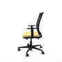 PIQUERAS Y CRESPO Silla de oficina Haches con mecanismo Sincro/Traslack, Crema y Negro