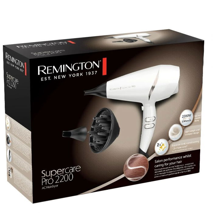 Remington 2200W AC Motor - Secador de Pelo Profesional