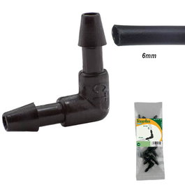 Riegolux RGX Goteo Conexión en Ángulo 4-6mm Bolsa 20ud