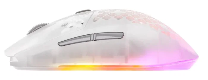 SteelSeries Aerox 3 Wireless Gen 2 Ratón de Juego Inalámbrico Ghost