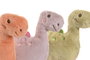DKD Home Decor Peluche Dino Rosa Naranja Poliester 12 x 28 x 36 cm (6 Unidades)