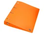 Liderpapel Carpeta 4 Anillas 40 mm Polipropileno DIN A4 Naranja Fluor Opaco