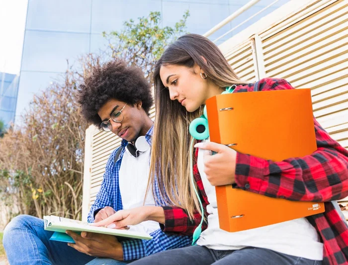 Liderpapel Carpeta 4 Anillas 40 mm Polipropileno DIN A4 Naranja Fluor Opaco