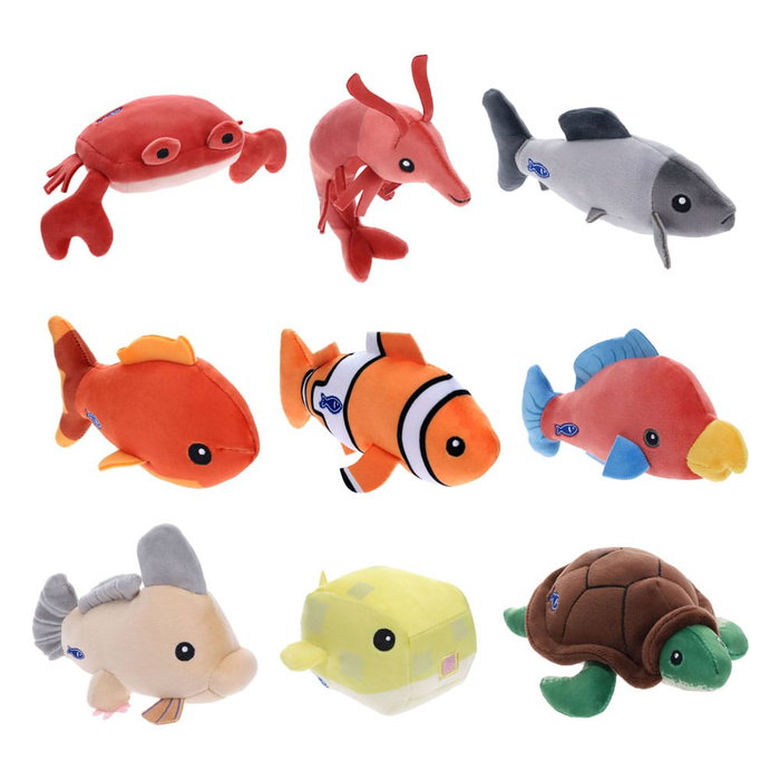 Fisch Peluches 10 cm Expositor (9) Fisch Peluches 10 cm Expositor (9)