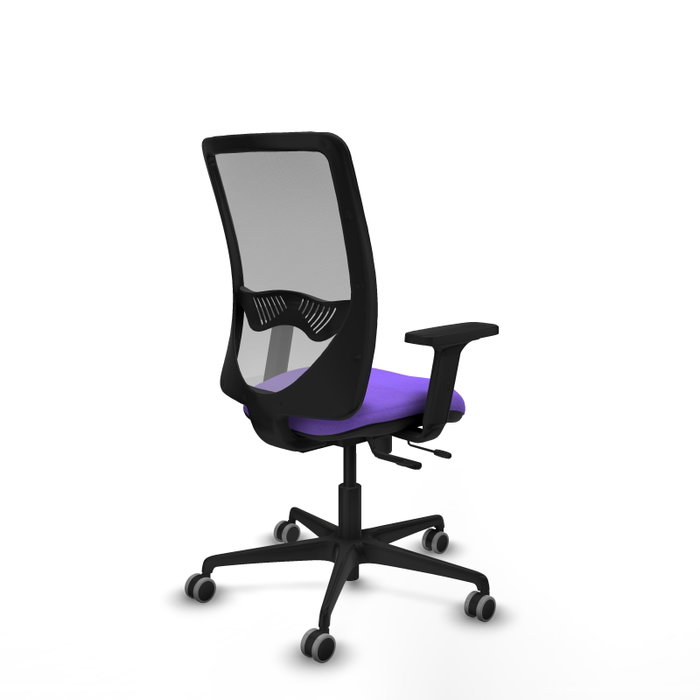 PIQUERAS Y CRESPO Silla de oficina Zulema con mecanismo Sincro/Traslack, Lila y Gris PIQUERAS Y CRESPO Silla de oficina Zulema con mecanismo Sincro/Traslack, Lila y Gris