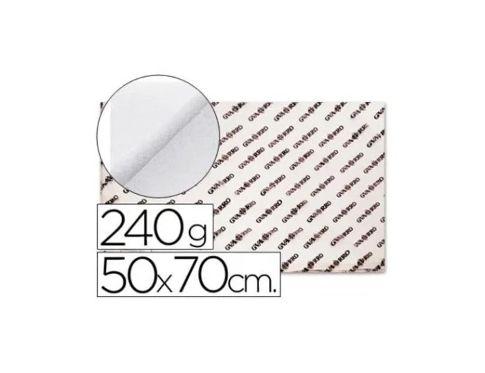 Guarro Papel Acuarela 50x70 cm 240 gr Grano Grueso Blanco Natural