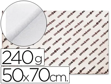 Guarro Papel Acuarela 50x70 cm 240 gr Grano Grueso Blanco Natural