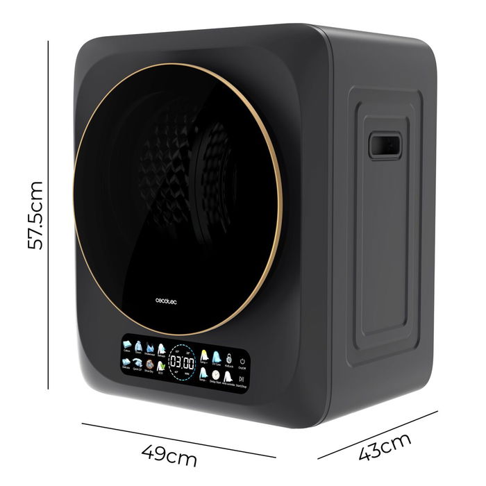 Secadora con bomba de calor Cecotec Dry 3400V