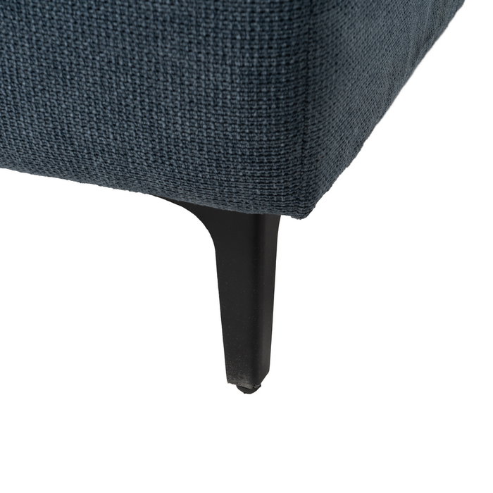 Sofá Chaise Longue Derecha Azul 266 X 222 X 80 cm Sofá Chaise Longue Derecha Azul 266 X 222 X 80 cm