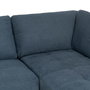 Sofá Chaise Longue Derecha Azul 266 X 222 X 80 cm
