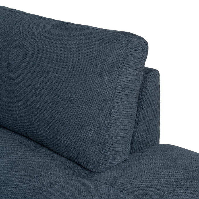 Sofá Chaise Longue Derecha Azul 266 X 222 X 80 cm Sofá Chaise Longue Derecha Azul 266 X 222 X 80 cm