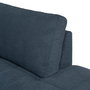 Sofá Chaise Longue Derecha Azul 266 X 222 X 80 cm