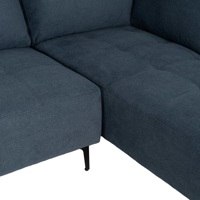 Sofá Chaise Longue Derecha Azul 266 X 222 X 80 cm Sofá Chaise Longue Derecha Azul 266 X 222 X 80 cm