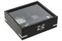 DKD Home Decor Regalo Vintage Set de 3 Piezas Negro Plateado Mango y Latón 14 x 5 x 16 cm