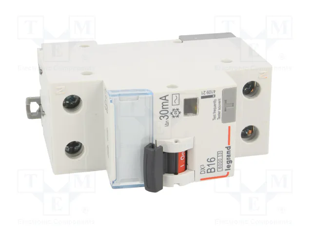 LEGRAND P310 DX RCBO 16A 30mA 230VAC