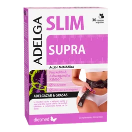 DIETMED Adelgaslim Supra 30 Cápsulas Veg - Suplemento Dietético para el Control de Peso