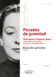 Pecados de juventud. Violin y piano. Violonchelo y piano, Alicia De Larrocha - BOILEAU