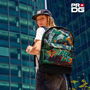 Pro-Dg Mochila HS FAN 2.2 Diamond PRO-DG Urbana Multicolor, Compartimento Principal, Bolsillo Frontal, Ripstop Repelente Líquidos, Cintas Trolley, 24L