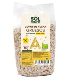 SOLNATURAL Copos De Avena Familiar Gruesos Bio Int 1Kg