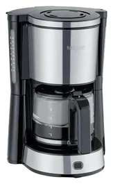 Severin KA 4823 Cafetera Express de Goteo, 1000W, 1.25L, Jarra Térmica, Srebrno-Czarny