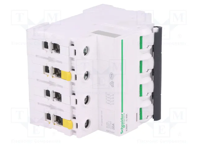 SCHNEIDER ELECTRIC iC60H ACTI9 MCB 4 Polos 20A Curva C