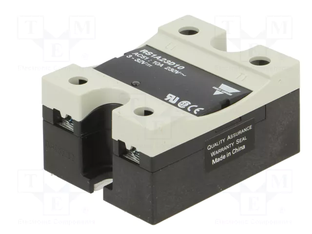 CARLO GAVAZZI RS1A23D10 Relé de semiconductor monofásico 10A 42-265VAC CARLO GAVAZZI RS1A23D10 Relé de semiconductor monofásico 10A 42-265VAC