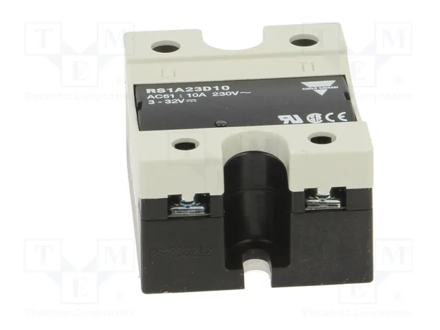 CARLO GAVAZZI RS1A23D10 Relé de semiconductor monofásico 10A 42-265VAC CARLO GAVAZZI RS1A23D10 Relé de semiconductor monofásico 10A 42-265VAC