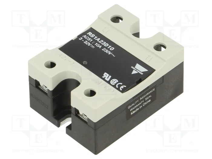 CARLO GAVAZZI RS1A23D10 Relé de semiconductor monofásico 10A 42-265VAC CARLO GAVAZZI RS1A23D10 Relé de semiconductor monofásico 10A 42-265VAC