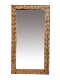 DKD Home Decor Espejo de Mango y Cristal Natural 93x3,5x185 cm