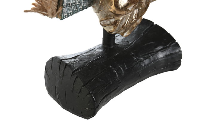 DKD Home Decor Figura Resina y Yute Monje Surtido de 2 Colores