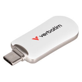 Verbatim Plectra White 256GB USB-C Flash Drive