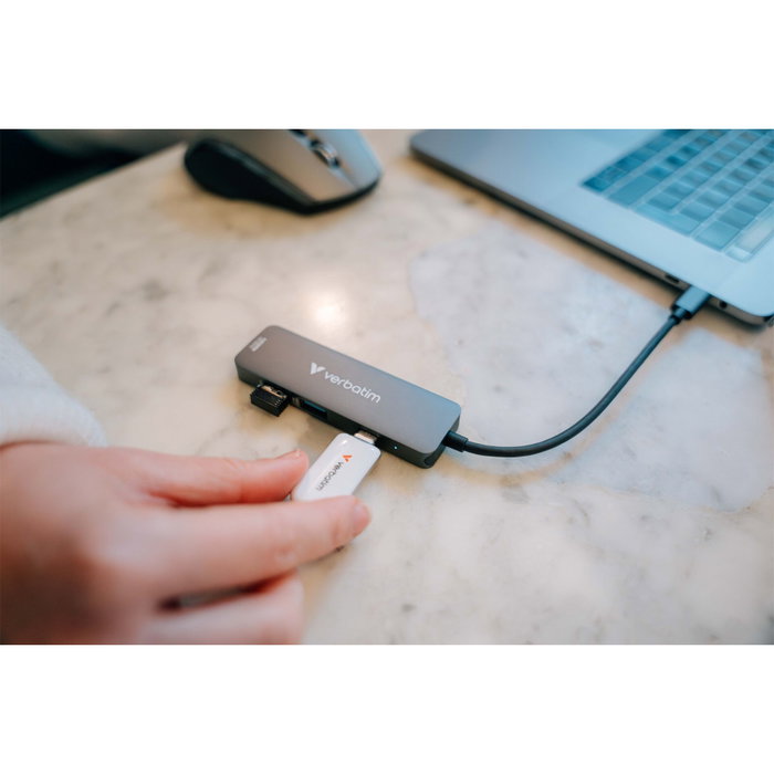 Verbatim Plectra White 256GB USB-C Flash Drive Verbatim Plectra White 256GB USB-C Flash Drive