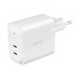 LogiLink Cargador 2xUSB-C 40 W Blanco