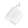 LogiLink Cargador 2xUSB-C 40 W Blanco