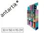 Antartik Expositor de Suelo para Cuadernos y Carpetas 169 Unidades Colores Surtidos 30x150x115 cm