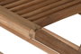 DKD Home Decor Banco Terraza y Jardín Marron Teca Plegable 45 x 90 x 100 cm