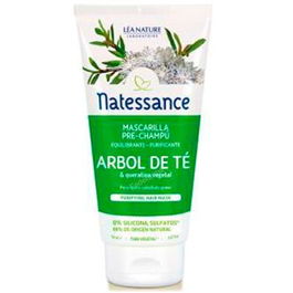 NATESSANCE Mascarilla Pre-Champú Purificante Árbol de Té 150Ml