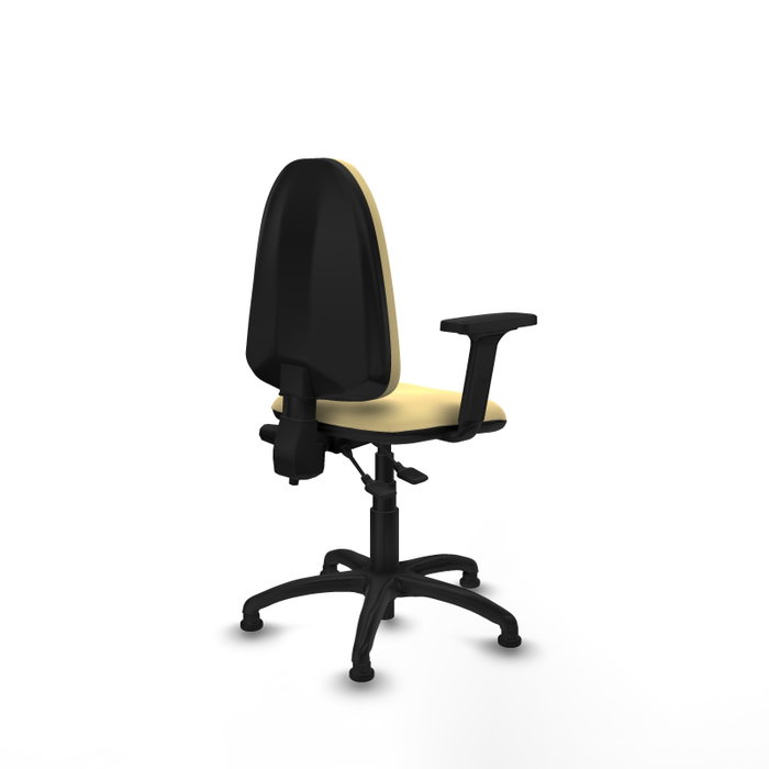 PIQUERAS Y CRESPO Silla de oficina Aýna Crema con Brazos 2D PIQUERAS Y CRESPO Silla de oficina Aýna Crema con Brazos 2D