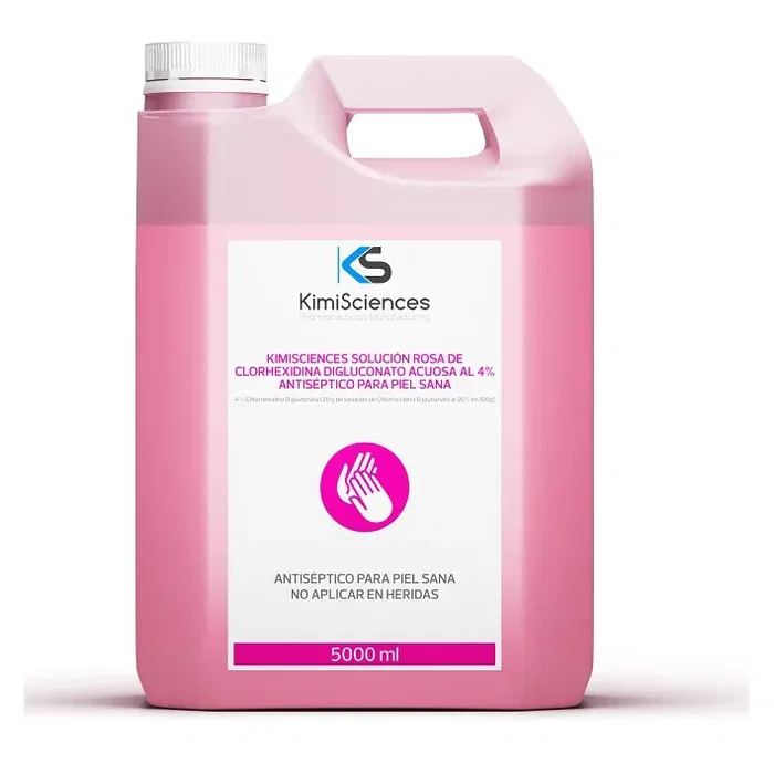 Kimipharma Solución Rosa de Clorhexidina 4% 5 L