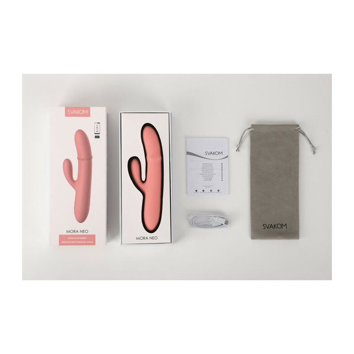 Vibrador Doble Estimulación Svakom Rosa Melocotón